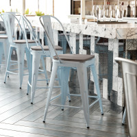 Flash Furniture ET-3534-24-DB-PL1G-GG Carly Commercial Grade 24